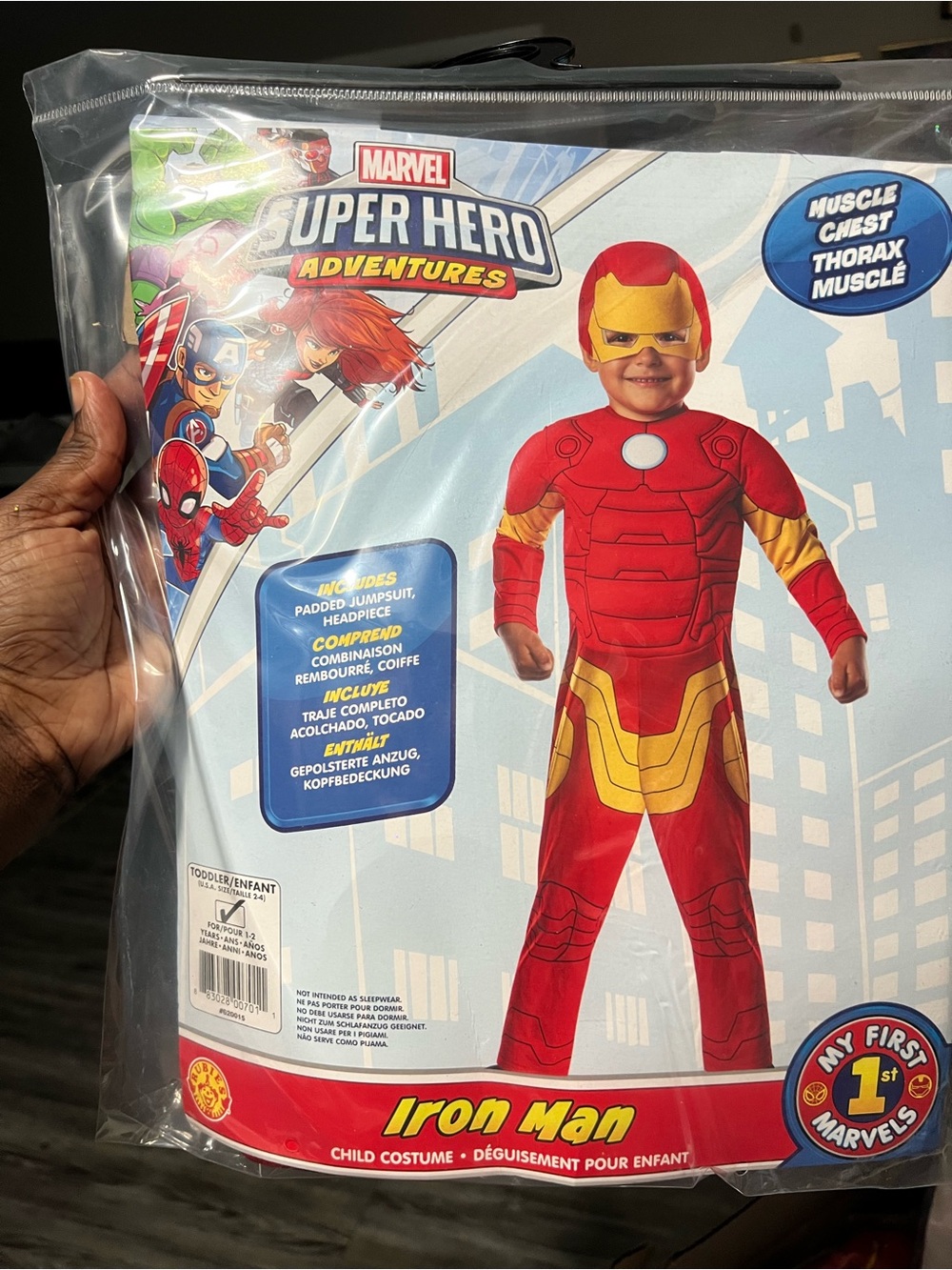 Marvel Iron Man Costume - Red, Gold